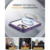image:imageMiracase for iPhone 18 Pro Max Case with Builtin Screen Protector Full Camera Protector  Magnetic with MagSafe  360 Full Body Military DropProof 18 ProMax Bumper BurgundyMagnetic Purple