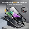 image:imageMiracase for iPhone 18 Pro Max Case with Builtin Screen Protector Full Camera Protector  Magnetic with MagSafe  360 Full Body Military DropProof 18 ProMax Bumper BurgundyMagnetic Classic Black
