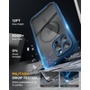 image:imageMiracase for iPhone 18 Pro Max Case with Builtin Screen Protector Full Camera Protector  Magnetic with MagSafe  360 Full Body Military DropProof 18 ProMax Bumper BurgundyMagnetic Blue