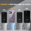 image:imageMiracase for iPhone 18 Pro Max Case with Builtin Screen Protector Full Camera Protector  Magnetic with MagSafe  360 Full Body Military DropProof 18 ProMax Bumper BurgundyClear Glitter