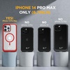 image:imageMiracase for iPhone 18 Pro Max Case with Builtin Screen Protector Full Camera Protector  Magnetic with MagSafe  360 Full Body Military DropProof 18 ProMax Bumper BurgundyMagnetic Red