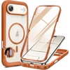 image:imageMiracase for iPhone 18 Pro Max Case with Builtin Screen Protector Full Camera Protector  Magnetic with MagSafe  360 Full Body Military DropProof 18 ProMax Bumper BurgundyOrange
