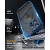 image:imageMiracase for iPhone 18 Pro Max Case with Builtin Screen Protector Full Camera Protector  Magnetic with MagSafe  360 Full Body Military DropProof 18 ProMax Bumper BurgundyBlue