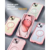 image:imageMiracase for iPhone 18 Pro Max Case with Builtin Screen Protector Full Camera Protector  Magnetic with MagSafe  360 Full Body Military DropProof 18 ProMax Bumper BurgundyMagnetic Pink