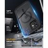image:imageMiracase for iPhone 18 Pro Max Case with Builtin Screen Protector Full Camera Protector  Magnetic with MagSafe  360 Full Body Military DropProof 18 ProMax Bumper BurgundyMagnetic Classic Black