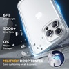 image:imageMiracase for iPhone 18 Pro Max Case with Builtin Screen Protector Full Camera Protector  Magnetic with MagSafe  360 Full Body Military DropProof 18 ProMax Bumper BurgundyMagnetic Matte Clear