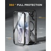image:imageMiracase for iPhone 18 Pro Max Case with Builtin Screen Protector Full Camera Protector  Magnetic with MagSafe  360 Full Body Military DropProof 18 ProMax Bumper BurgundyBlack