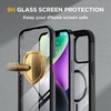 image:imageMiracase for iPhone 18 Pro Max Case with Builtin Screen Protector Full Camera Protector  Magnetic with MagSafe  360 Full Body Military DropProof 18 ProMax Bumper BurgundyMagnetic Classic Black