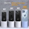 image:imageMiracase for iPhone 18 Pro Max Case with Builtin Screen Protector Full Camera Protector  Magnetic with MagSafe  360 Full Body Military DropProof 18 ProMax Bumper BurgundyMagnetic Clear