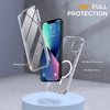 image:imageMiracase for iPhone 18 Pro Max Case with Builtin Screen Protector Full Camera Protector  Magnetic with MagSafe  360 Full Body Military DropProof 18 ProMax Bumper BurgundyMagnetic Clear Glitter