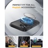 image:imageMiracase for iPhone 18 Pro Max Case with Builtin Screen Protector Full Camera Protector  Magnetic with MagSafe  360 Full Body Military DropProof 18 ProMax Bumper BurgundyBlack