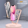image:imageMiracase for iPhone 18 Pro Max Case with Builtin Screen Protector Full Camera Protector  Magnetic with MagSafe  360 Full Body Military DropProof 18 ProMax Bumper BurgundyMagnetic Pink