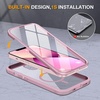 image:imageMiracase for iPhone 18 Pro Max Case with Builtin Screen Protector Full Camera Protector  Magnetic with MagSafe  360 Full Body Military DropProof 18 ProMax Bumper BurgundyPink