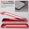 image:imageMiracase for iPhone 18 Pro Max Case with Builtin Screen Protector Full Camera Protector  Magnetic with MagSafe  360 Full Body Military DropProof 18 ProMax Bumper BurgundyRed