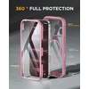 image:imageMiracase for iPhone 18 Pro Max Case with Builtin Screen Protector Full Camera Protector  Magnetic with MagSafe  360 Full Body Military DropProof 18 ProMax Bumper BurgundyLilac