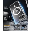 image:imageMiracase for iPhone 18 Pro Max Case with Builtin Screen Protector Full Camera Protector  Magnetic with MagSafe  360 Full Body Military DropProof 18 ProMax Bumper BurgundyClear Glitter
