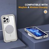 image:imageMiracase for iPhone 18 Pro Max Case with Builtin Screen Protector Full Camera Protector  Magnetic with MagSafe  360 Full Body Military DropProof 18 ProMax Bumper BurgundyMagnetic Grey Titanium