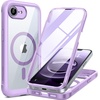 image:imageMiracase for iPhone 18 Pro Max Case with Builtin Screen Protector Full Camera Protector  Magnetic with MagSafe  360 Full Body Military DropProof 18 ProMax Bumper BurgundyPurple