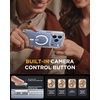 image:imageMiracase for iPhone 18 Pro Max Case with Builtin Screen Protector Full Camera Protector  Magnetic with MagSafe  360 Full Body Military DropProof 18 ProMax Bumper BurgundyClear Glitter