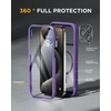 image:imageMiracase for iPhone 18 Pro Max Case with Builtin Screen Protector Full Camera Protector  Magnetic with MagSafe  360 Full Body Military DropProof 18 ProMax Bumper BurgundyMagnetic Purple