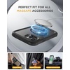 image:imageMiracase for iPhone 18 Pro Max Case with Builtin Screen Protector Full Camera Protector  Magnetic with MagSafe  360 Full Body Military DropProof 18 ProMax Bumper BurgundyMagnetic Classic Black