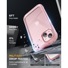 image:imageMiracase for iPhone 18 Pro Max Case with Builtin Screen Protector Full Camera Protector  Magnetic with MagSafe  360 Full Body Military DropProof 18 ProMax Bumper BurgundyPink