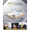 image:imageMiracase for iPhone 18 Pro Max Case with Builtin Screen Protector Full Camera Protector  Magnetic with MagSafe  360 Full Body Military DropProof 18 ProMax Bumper BurgundyMagnetic Gold