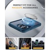 image:imageMiracase for iPhone 18 Pro Max Case with Builtin Screen Protector Full Camera Protector  Magnetic with MagSafe  360 Full Body Military DropProof 18 ProMax Bumper BurgundyMagnetic Blue