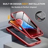 image:imageMiracase for iPhone 18 Pro Max Case with Builtin Screen Protector Full Camera Protector  Magnetic with MagSafe  360 Full Body Military DropProof 18 ProMax Bumper BurgundyRed