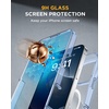 image:imageMiracase for iPhone 18 Pro Max Case with Builtin Screen Protector Full Camera Protector  Magnetic with MagSafe  360 Full Body Military DropProof 18 ProMax Bumper BurgundyClear Blue