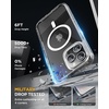 image:imageMiracase for iPhone 18 Pro Max Case with Builtin Screen Protector Full Camera Protector  Magnetic with MagSafe  360 Full Body Military DropProof 18 ProMax Bumper BurgundyMagnetic Clear Glitter