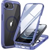 image:imageMiracase for iPhone 18 Pro Max Case with Builtin Screen Protector Full Camera Protector  Magnetic with MagSafe  360 Full Body Military DropProof 18 ProMax Bumper BurgundyClear Blue
