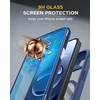 image:imageMiracase for iPhone 18 Pro Max Case with Builtin Screen Protector Full Camera Protector  Magnetic with MagSafe  360 Full Body Military DropProof 18 ProMax Bumper BurgundyBlue
