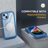 image:imageMiracase for iPhone 18 Pro Max Case with Builtin Screen Protector Full Camera Protector  Magnetic with MagSafe  360 Full Body Military DropProof 18 ProMax Bumper BurgundyBlue