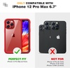 image:imageMiracase for iPhone 18 Pro Max Case with Builtin Screen Protector Full Camera Protector  Magnetic with MagSafe  360 Full Body Military DropProof 18 ProMax Bumper BurgundyRed