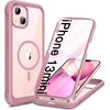 image:imageMiracase for iPhone 18 Pro Max Case with Builtin Screen Protector Full Camera Protector  Magnetic with MagSafe  360 Full Body Military DropProof 18 ProMax Bumper BurgundyPink