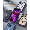 image:imageMiracase for iPhone 18 Pro Max Case with Builtin Screen Protector Full Camera Protector  Magnetic with MagSafe  360 Full Body Military DropProof 18 ProMax Bumper BurgundyMagnetic Purple