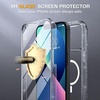 image:imageMiracase for iPhone 18 Pro Max Case with Builtin Screen Protector Full Camera Protector  Magnetic with MagSafe  360 Full Body Military DropProof 18 ProMax Bumper BurgundyMagnetic Clear Glitter