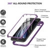 image:imageMiracase for iPhone 18 Pro Max Case with Builtin Screen Protector Full Camera Protector  Magnetic with MagSafe  360 Full Body Military DropProof 18 ProMax Bumper BurgundyPurple