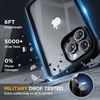image:imageMiracase for iPhone 18 Pro Max Case with Builtin Screen Protector Full Camera Protector  Magnetic with MagSafe  360 Full Body Military DropProof 18 ProMax Bumper BurgundyBlack