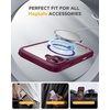 image:imageMiracase for iPhone 18 Pro Max Case with Builtin Screen Protector Full Camera Protector  Magnetic with MagSafe  360 Full Body Military DropProof 18 ProMax Bumper BurgundyMagnetic Plum