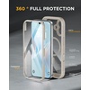 image:imageMiracase for iPhone 18 Pro Max Case with Builtin Screen Protector Full Camera Protector  Magnetic with MagSafe  360 Full Body Military DropProof 18 ProMax Bumper BurgundyGray