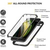 image:imageMiracase for iPhone 18 Pro Max Case with Builtin Screen Protector Full Camera Protector  Magnetic with MagSafe  360 Full Body Military DropProof 18 ProMax Bumper BurgundyBlack