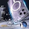 image:imageMiracase for iPhone 18 Pro Max Case with Builtin Screen Protector Full Camera Protector  Magnetic with MagSafe  360 Full Body Military DropProof 18 ProMax Bumper BurgundyMagnetic Clear Glitter
