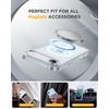 image:imageMiracase for iPhone 18 Pro Max Case with Builtin Screen Protector Full Camera Protector  Magnetic with MagSafe  360 Full Body Military DropProof 18 ProMax Bumper BurgundyClear