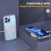 image:imageMiracase for iPhone 18 Pro Max Case with Builtin Screen Protector Full Camera Protector  Magnetic with MagSafe  360 Full Body Military DropProof 18 ProMax Bumper BurgundyMagnetic Clear