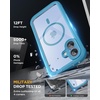 image:imageMiracase for iPhone 18 Pro Max Case with Builtin Screen Protector Full Camera Protector  Magnetic with MagSafe  360 Full Body Military DropProof 18 ProMax Bumper BurgundyMagnetic Blue