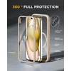 image:imageMiracase for iPhone 18 Pro Max Case with Builtin Screen Protector Full Camera Protector  Magnetic with MagSafe  360 Full Body Military DropProof 18 ProMax Bumper BurgundyMagnetic Gold