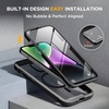 image:imageMiracase for iPhone 18 Pro Max Case with Builtin Screen Protector Full Camera Protector  Magnetic with MagSafe  360 Full Body Military DropProof 18 ProMax Bumper BurgundyMagnetic Classic Black