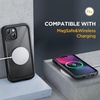 image:imageMiracase for iPhone 18 Pro Max Case with Builtin Screen Protector Full Camera Protector  Magnetic with MagSafe  360 Full Body Military DropProof 18 ProMax Bumper BurgundyBlack